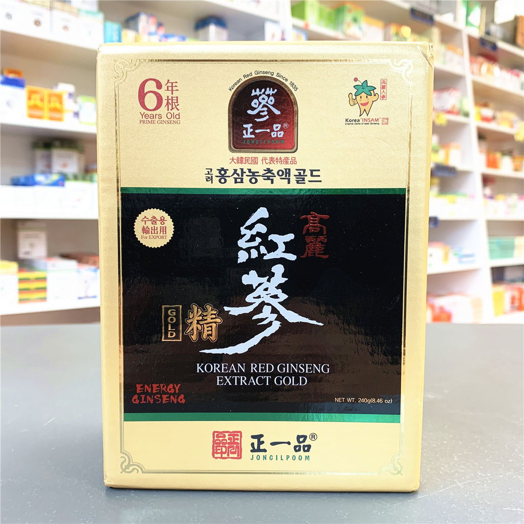 高丽红参精Korean Red Ginseng Extract Gold 240 g – BaoanHerbal