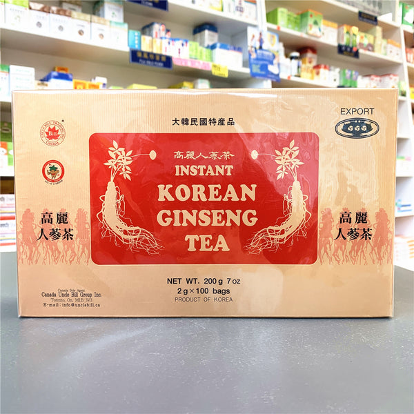 高丽人参茶 Korean Ginseng Tea 100 bags