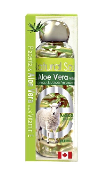 Lamb Placenta Facial Moisturizer with Aloe Vera & Vitamin E
